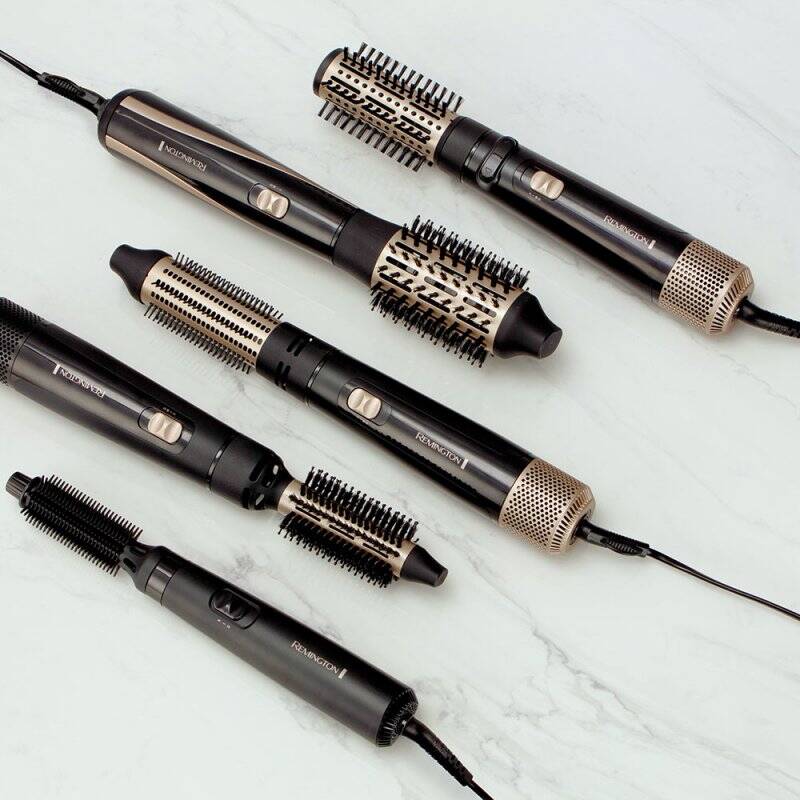 Remington AS7500 Hot air brush Warm Black, Champagne 1000 W 1.8 m
