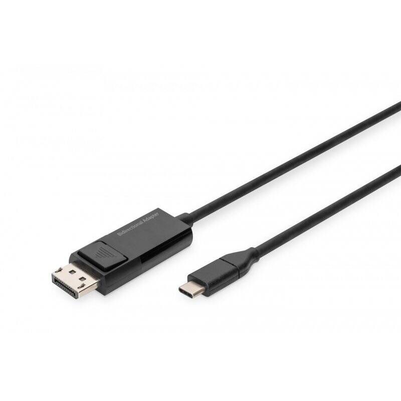 Cable Digitus USB-C to DP 2m Black