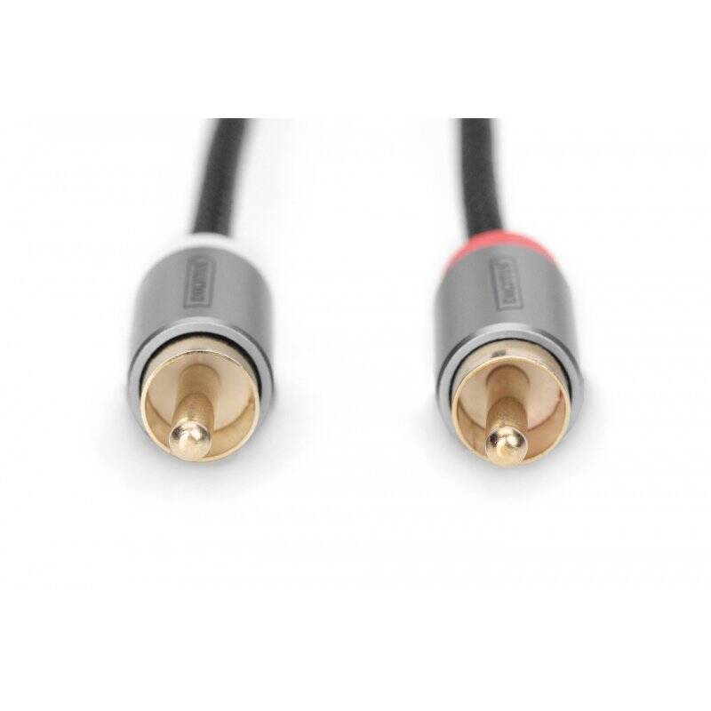 Cable Digitus Stereo 3.5mm to 2RCA Splitter Y 1,8m