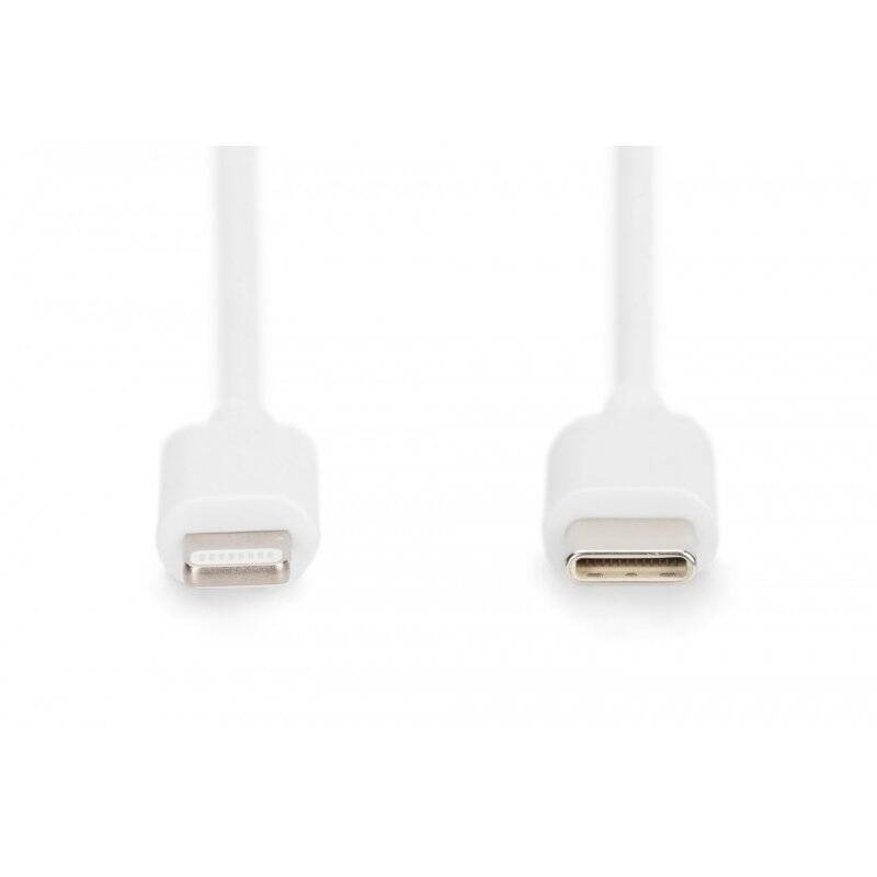 Digitus Lightning to USB-C data/charging cable, MFI-certified