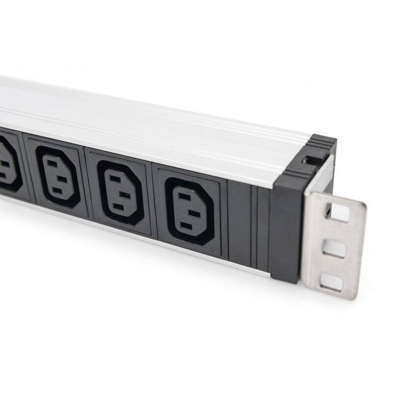 Digitus Socket Strip with Aluminum Profile, 9-way, IEC C14 input