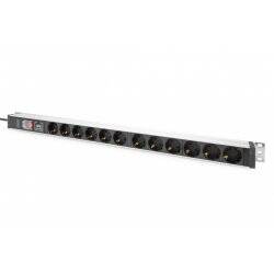 ZUB Digitus 1HE Aluminium PDU Rack Mount 50/60Hz