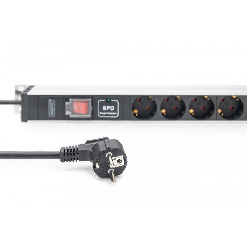 ZUB Digitus 1HE Aluminium PDU Rack Mount 50/60Hz