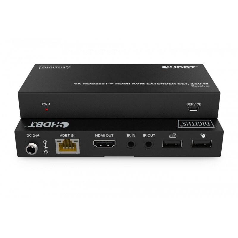 Digitus 4K HDBaseT™ HDMI KVM Extender Set, 150 m