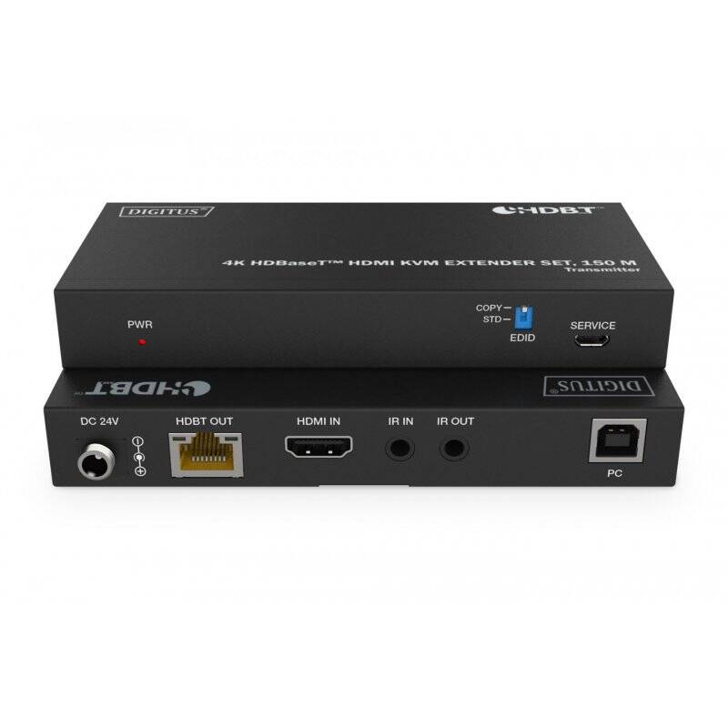 KVM Digitus HDBaseT Extender Set black