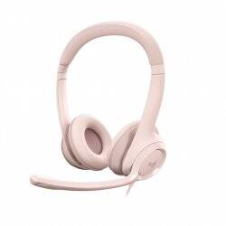 Logitech H390 Casque Avec fil Arceau Bureau/Centre d'appels USB Type-A Rose