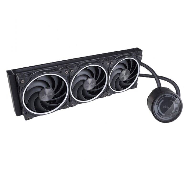 Akasa SOHO 360 Processor All-in-one liquid cooler 12 cm Black 1 pc(s)