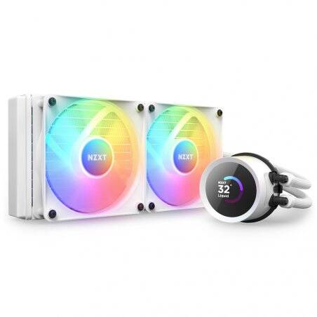 NZXT Kraken 240 RGB Processeur Refroidisseur de liquide tout-en-un 12 cm Blanc 1 pièce(s)