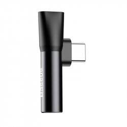 Baseus CATL41-01 changeur de genre de câble Type-C Type-C / 3.5 mm Noir