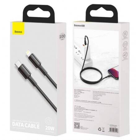 Baseus CATLGD-01 câble Lightning 1 m Noir