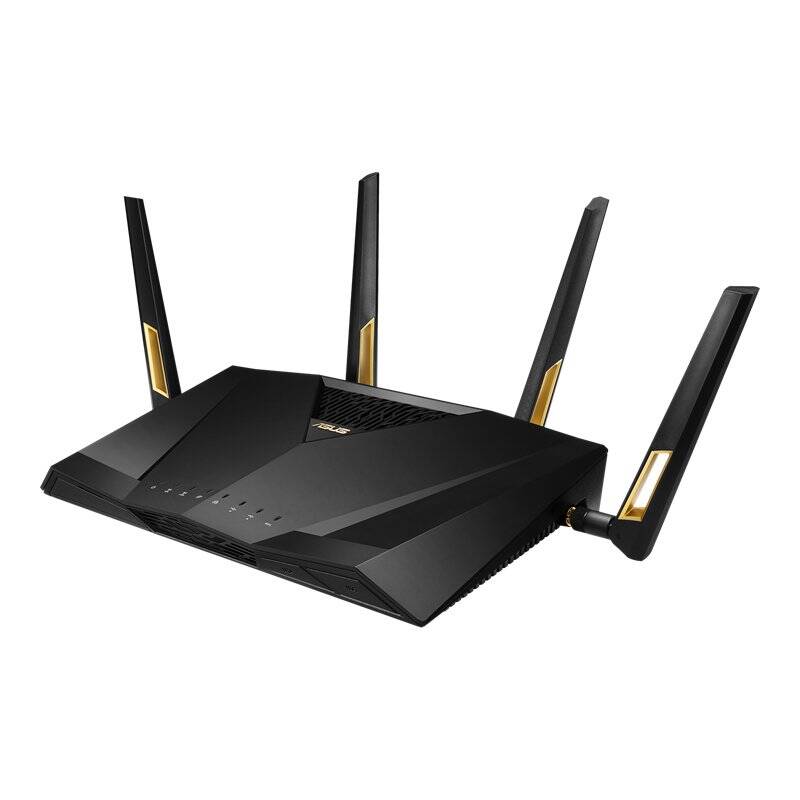 ASUS RT-AX88U wireless router Gigabit Ethernet Dual-band (2.4 GHz / 5 GHz) Black