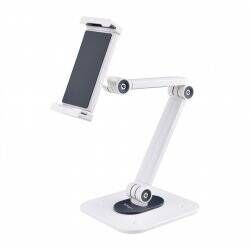 StarTech.com Adjustable Tablet Stand for Desk - Wall Mountable - Capacity 2.2lb (1kg) - Ergonomic Articulating Universal