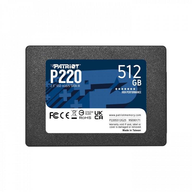 SSD  512GB 550/500 P220          SA3 PAT  P220S512G25