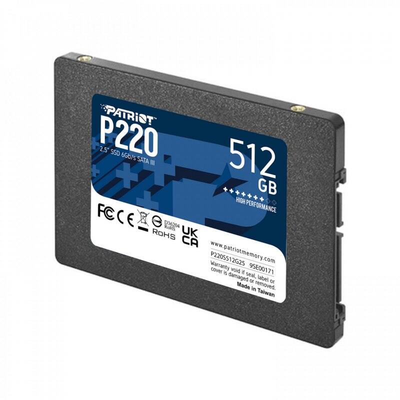 SSD  512GB 550/500 P220          SA3 PAT  P220S512G25