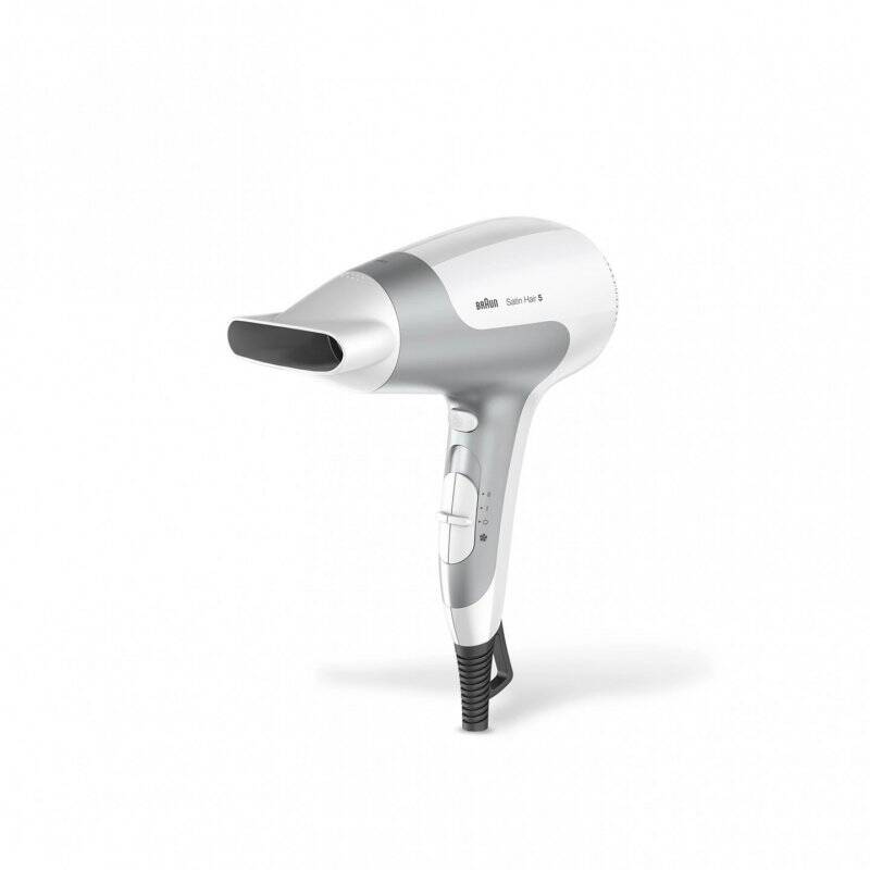 Braun HD580 hair dryer 2500 W Silver, White