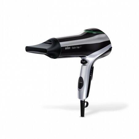 Braun HD710 hair dryer 2200 W Black, Silver