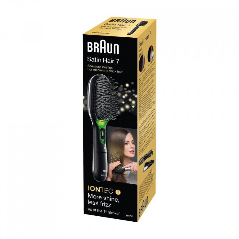 Brau Satin Hair 7 Elektr. Haarbür. BR710  bk