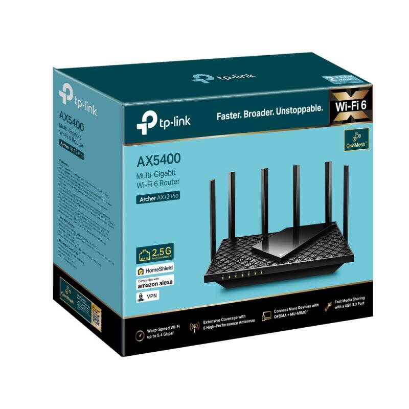 TP-LINK AX5400 Dual-Band Wi-Fi 6 Router