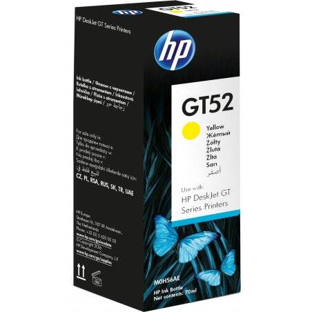 Ink HP GT52 M0H56AE Yellow