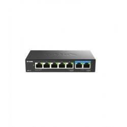 D-Link DMS-107/E network switch Unmanaged Gigabit Ethernet (10/100/1000) Black