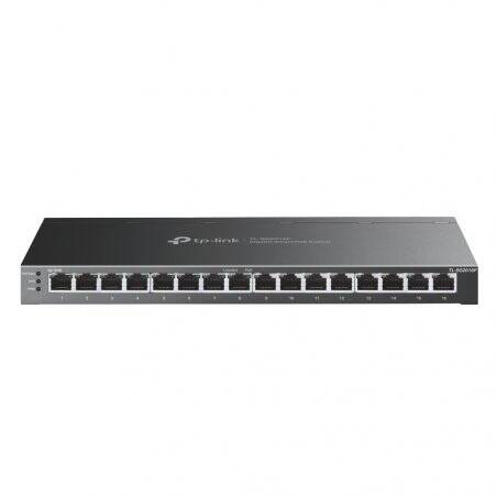 TP-Link TL-SG2016P commutateur réseau L2/L3/L4 Gigabit Ethernet (10/100/1000) Connexion Ethernet, supportant l'alimenta