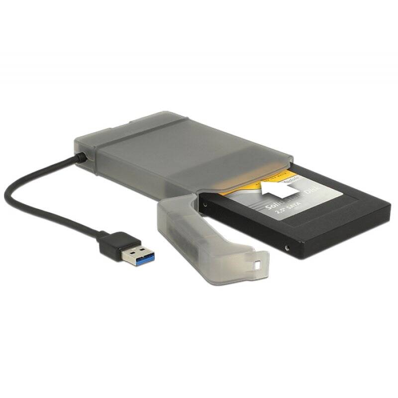 DeLOCK Konv. USB3-SATA 6Gb/s+2,5" Hülle  62742