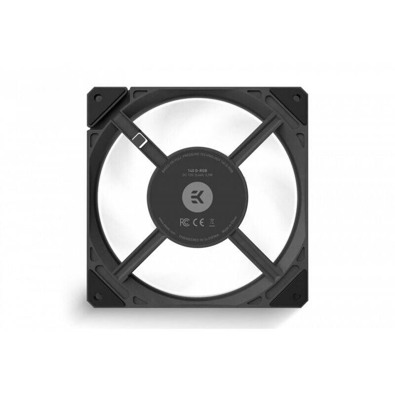 EK Water Blocks Loop Fan FPT 140 D-RGB Boitier PC Ventilateur 14 cm Noir 1 pièce(s)