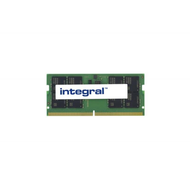 Integral 32GB LAPTOP RAM MODULE DDR5 4800MHZ PC5-38400 UNBUFFERED NON-ECC 1.1V 2GX8 CL40 module de mémoire 32 Go 1 x 32