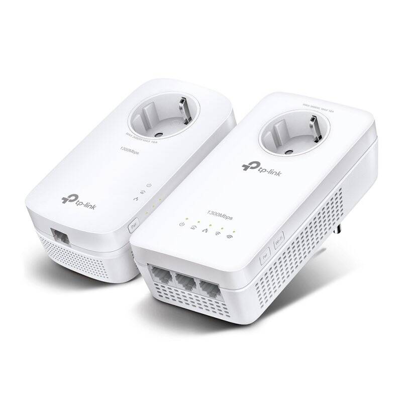 TP-Link TL-WPA1300P KIT 1300 Mbit/s Ethernet LAN Wi-Fi White 2 pc(s)