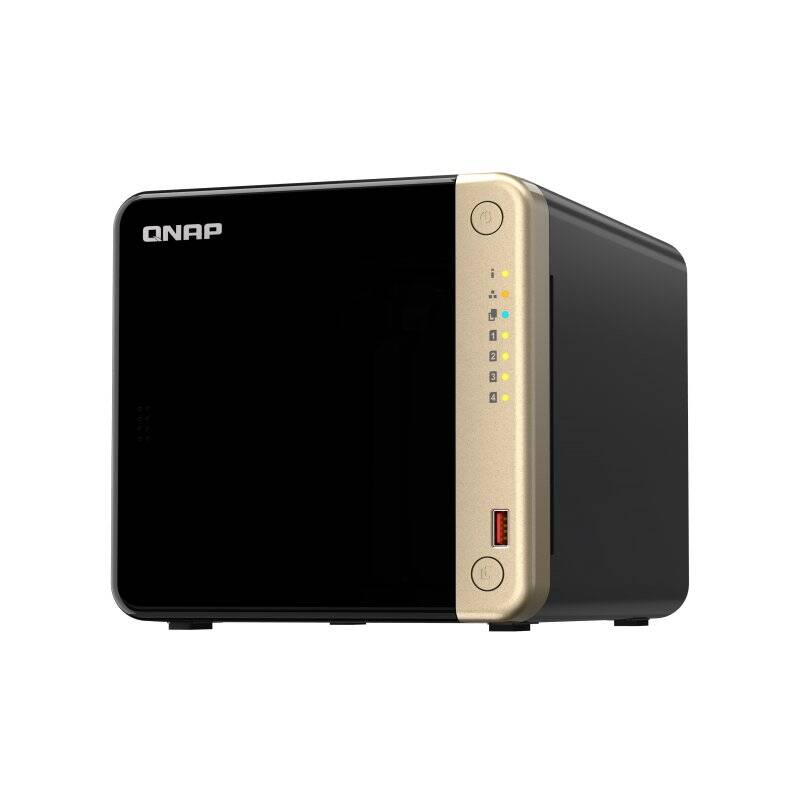 QNAP TS-464 NAS Tower Ethernet LAN Black N5095