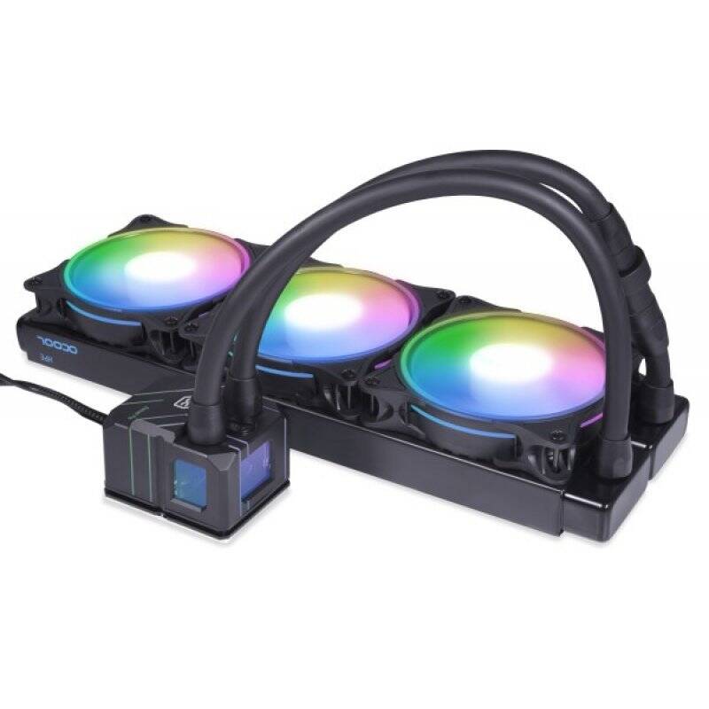 Alphacool 13074 système de refroidissement d’ordinateur Processeur Refroidisseur de liquide tout-en-un 12 cm Noir 1 p