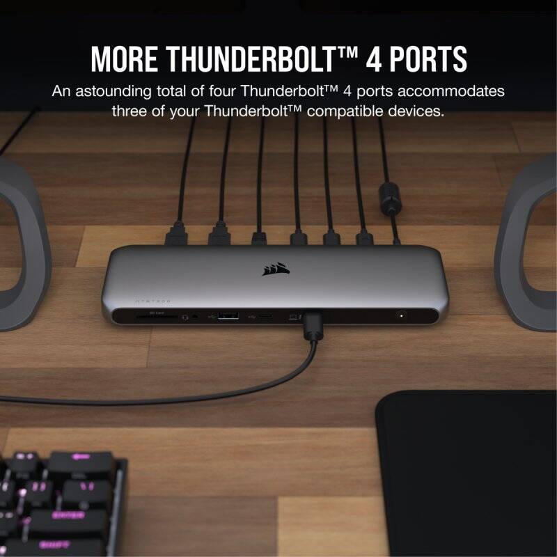 Corsair TBT200 DP     Thunderbolt 4 Dock  CU-9000002-EU