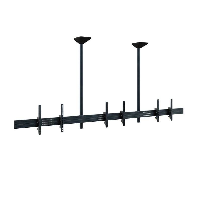 Hagor 3313 monitor mount / stand 165.1 cm (65") Black Ceiling