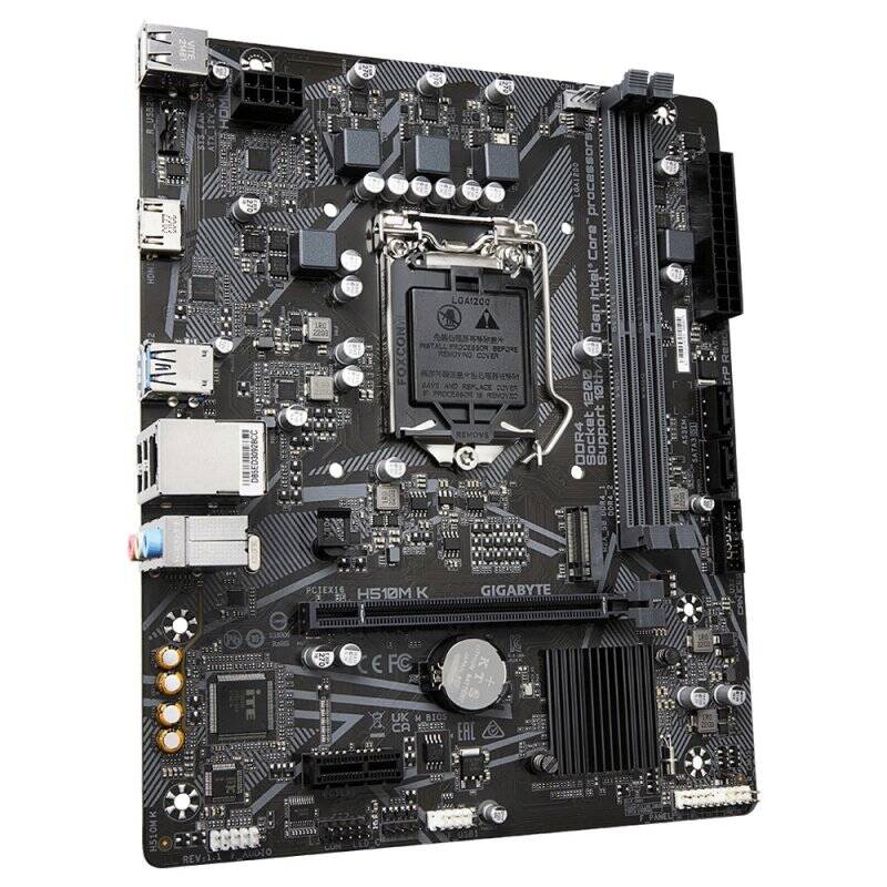 Gigabyte H510M K 1.0 carte mère Intel B560 Express LGA 1200 (Socket H5) micro ATX