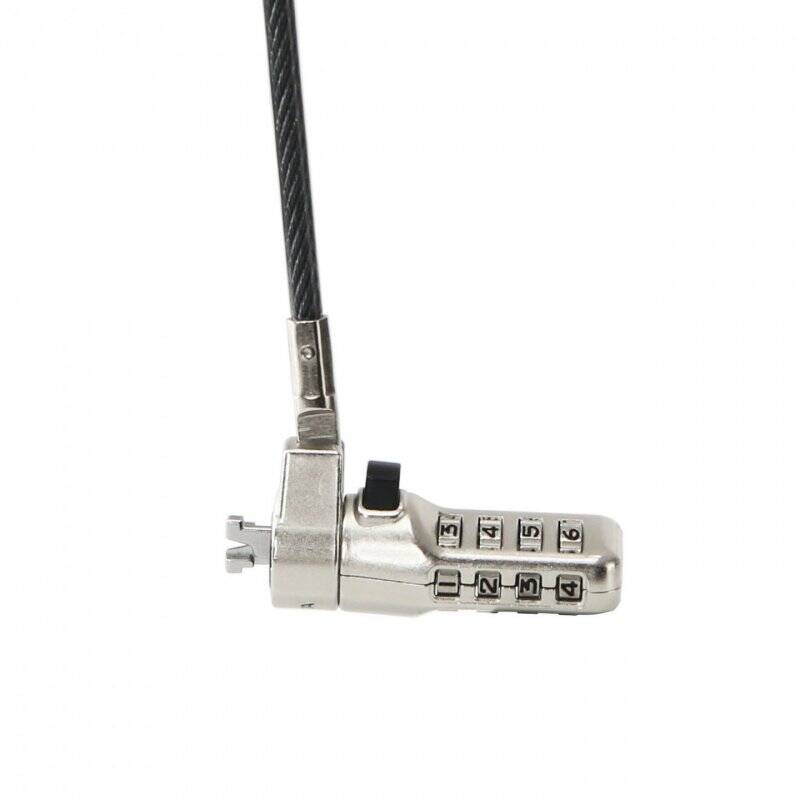 SECURITY CABLE N-LOCK COMBINATION RESETTABLE 2.5X6MM