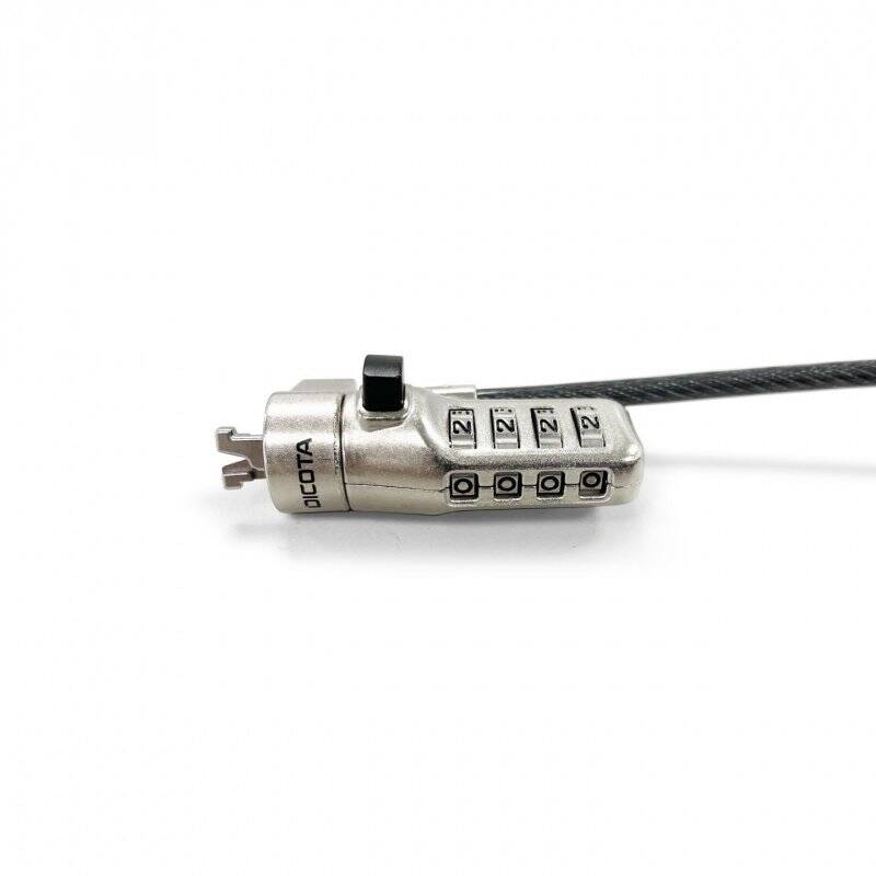 SECURITY CABLE N-LOCK COMBINATION RESETTABLE 2.5X6MM