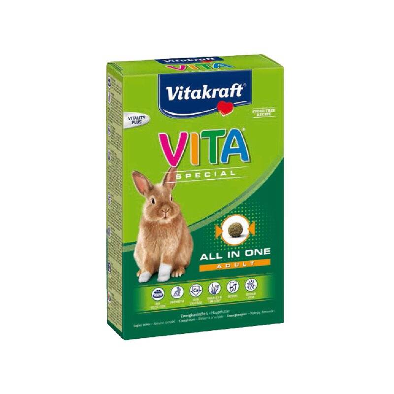 Vitakraft 25314 small animal food Granules 600 g Rabbit
