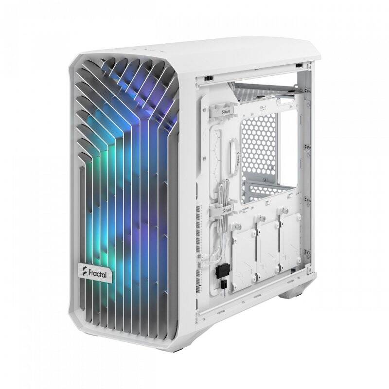 FRACTAL Torrent Compact RGB White TG Clear Tint