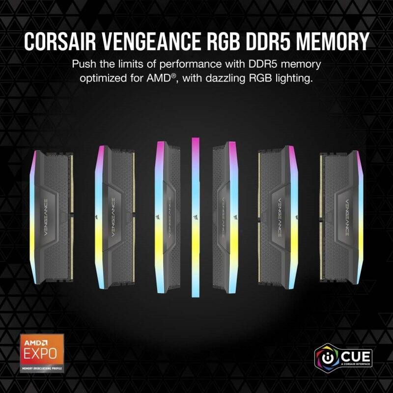 Corsair Vengeance CMH64GX5M4B5600Z36 module de mémoire 64 Go 4 x 16 Go DDR5 5600 MHz