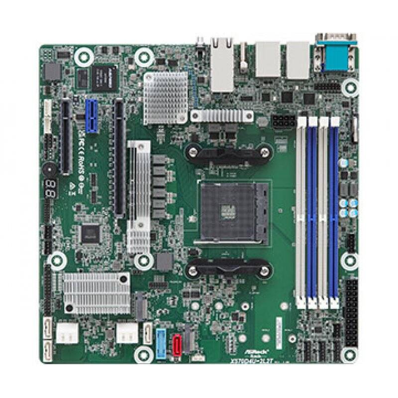MBS ASRock AMD AM4 X570D4U-2L2T/BCM Broadcom
