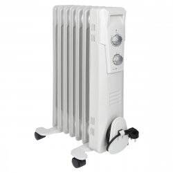 Clatronic RA 3735 Intérieure Blanc 1500 W Chauffage électrique à bain d’huile