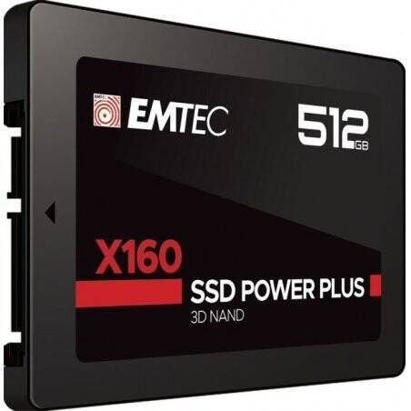 Emtec X160 2.5" 512 Go Série ATA III QLC 3D NAND