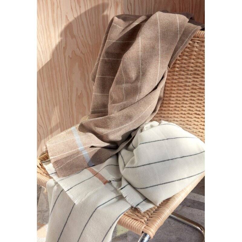 OYOY Balama plaid 1300 x 1800 cm Laine Marron