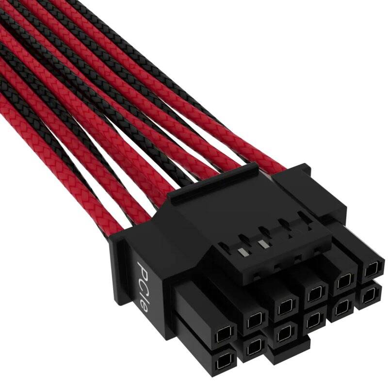 Cable PSU Corsair 12+4pin PCIe Gen5 Type-4 Bl/Rd