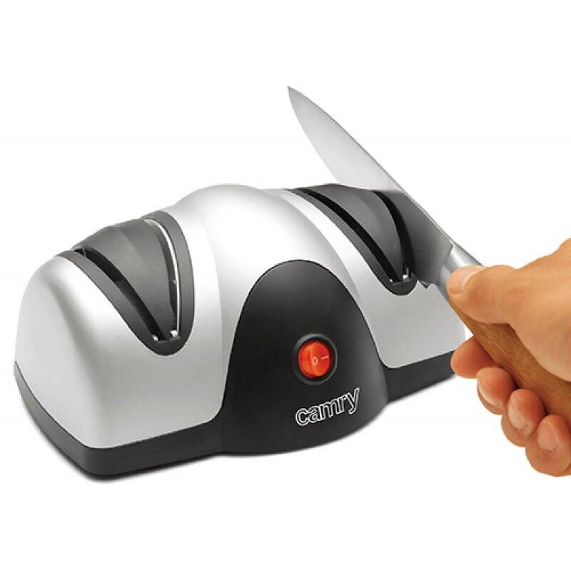 Camry Premium CR 4469 knife sharpener Electric knife sharpener Black, Grey