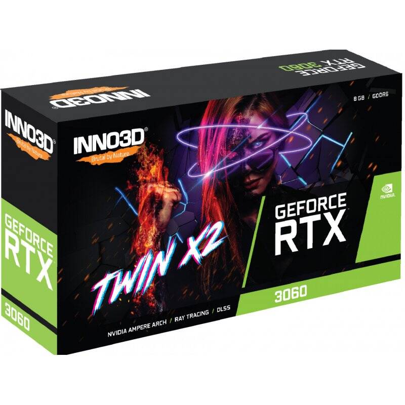 Inno3D GeForce RTX 3060 Twin X2 NVIDIA 8 Go GDDR6