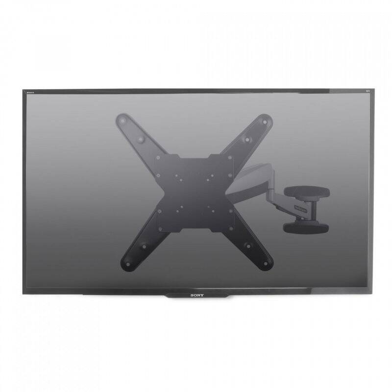 StarTech.com VESA TV Wall Mount, Adjustable Full Motion TV Wall Mount For 23"-55" Displays, Slim TV Mounting Bracket Sup