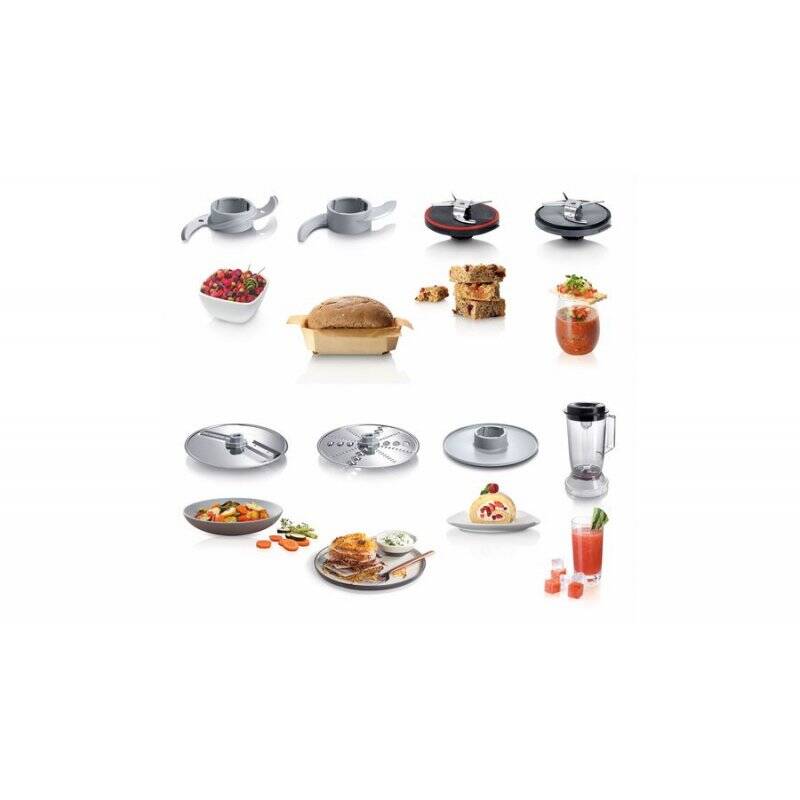 Bosch - Food Processor, MultiTalent 3 - MCM3501M - Black