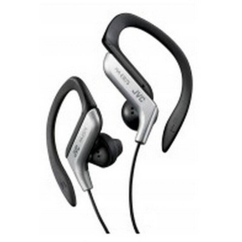 JVC HA-EB75 Headphones Wired Ear-hook Sports Black, Silver