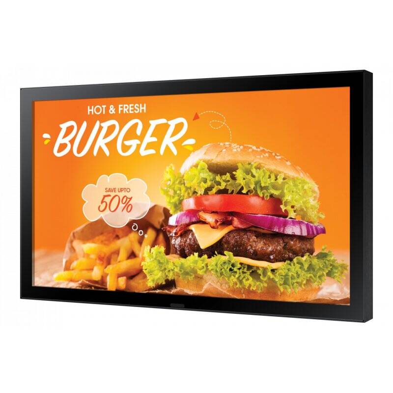 Samsung LH24OHBEBGBXEN Signage Display Digital signage flat panel 61 cm (24") IPS Wi-Fi 1500 cd/m² Full HD Black Tizen 